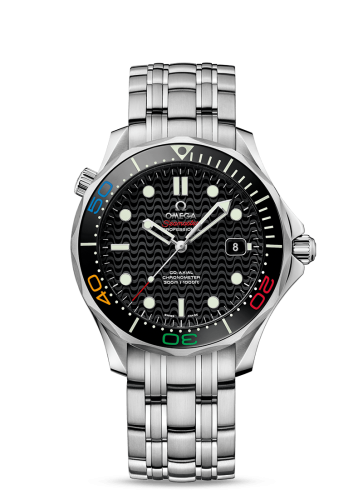 Omega Seamaster Diver 300M Co-Axial 41.5 Stainless Steel / Black / Bracelet / Olympic Collection Rio